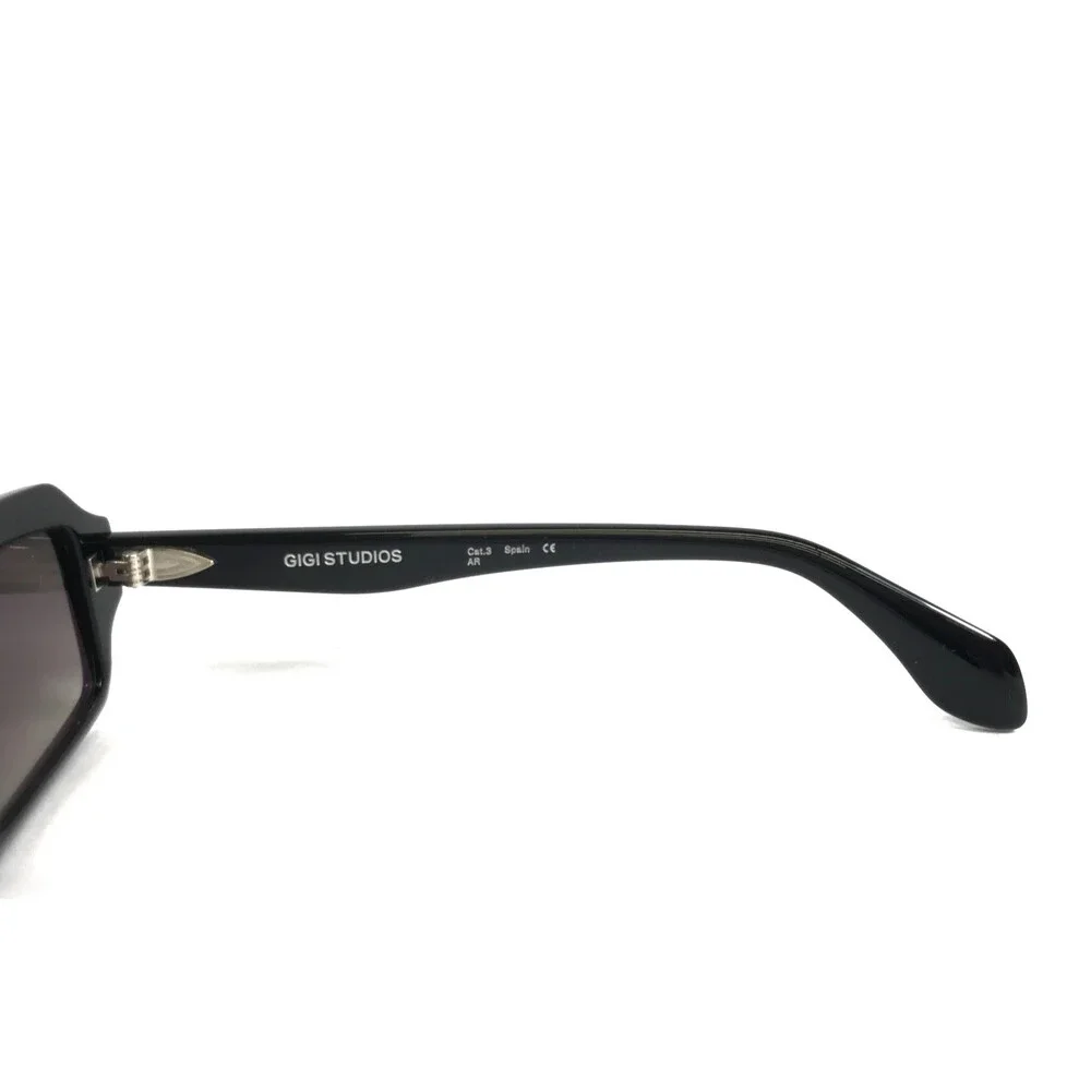 Gigi Studios Sunglasses AMBER GS1071/11 Shiny Black Frames Gradient Gray Lenses